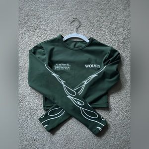 darc sport green long sleeve top